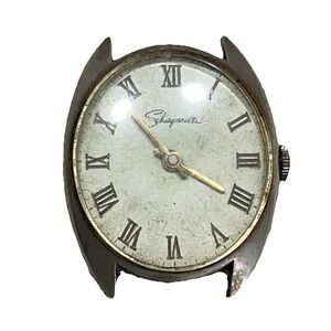 Vintage RARE Schiaparelli Women's Wrist Watch Mid Century Modern Art Deco 32mm